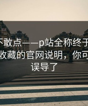 我差点不敢点——p站全称终于能用了，最值得收藏的官网说明，你可能也被误导了